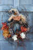 Scarecrow in a wreath