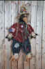 Crow scarecrow doll