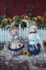 Boy and girl 6 inch scarecrow