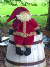 Sitting Santa doll
