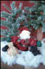 Sitting Santa doll
