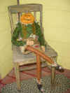Scarecrow Doll with Pumpkin Head
